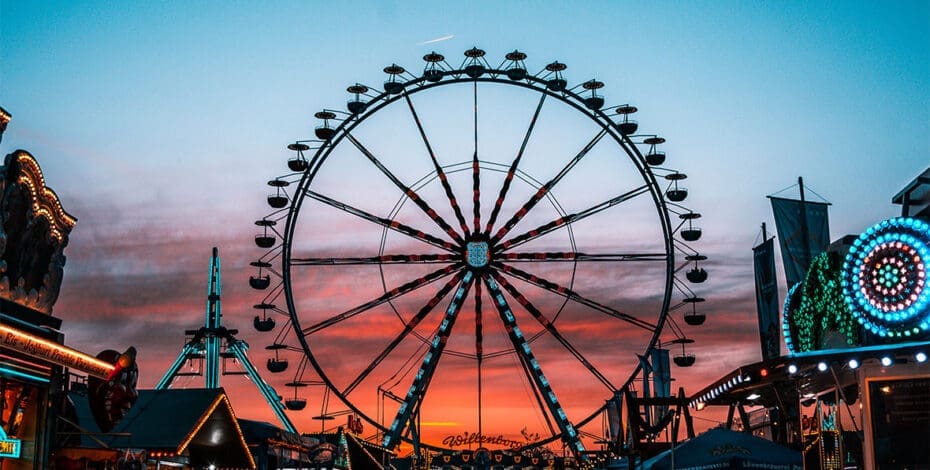 carousel at night