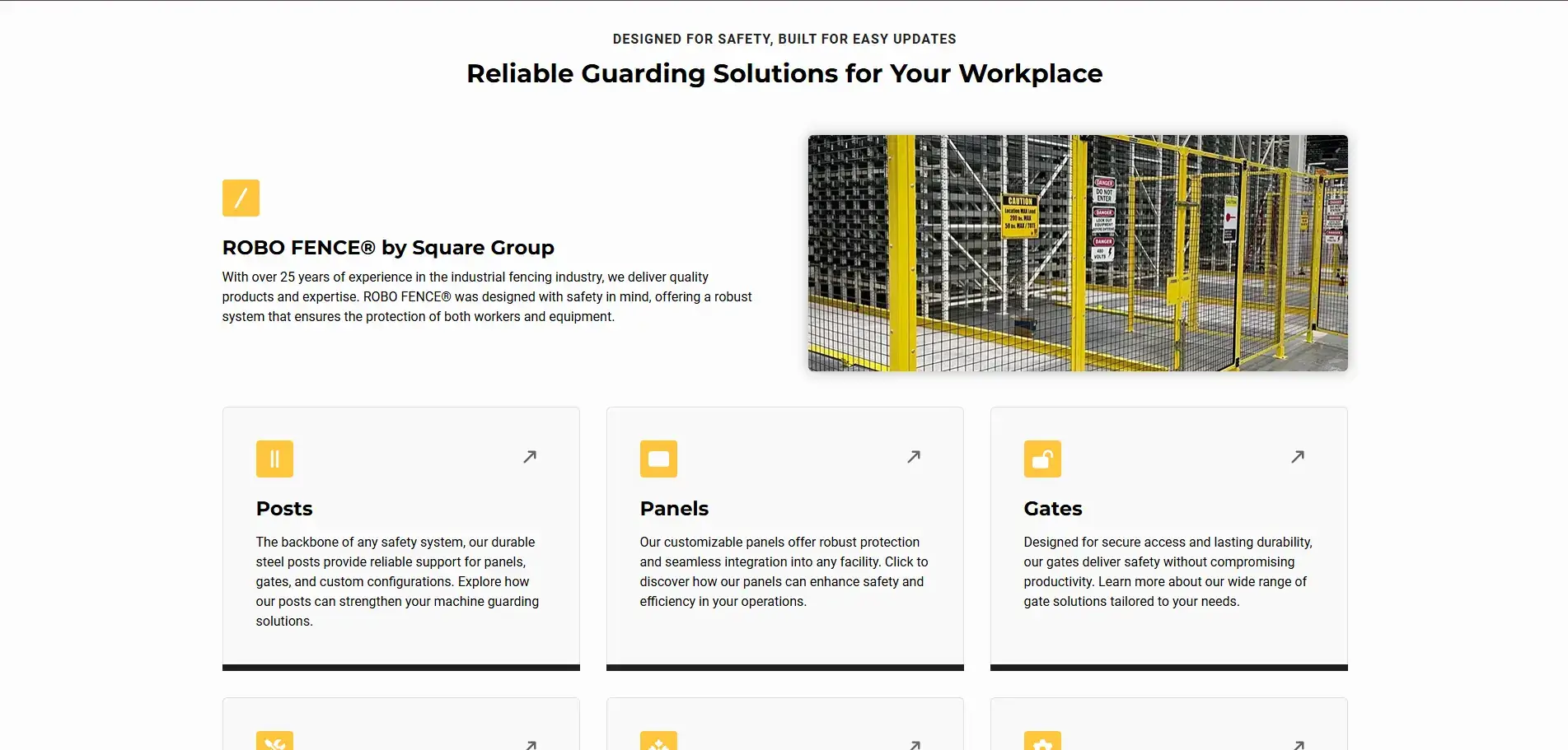 ROBO FENCE product section
