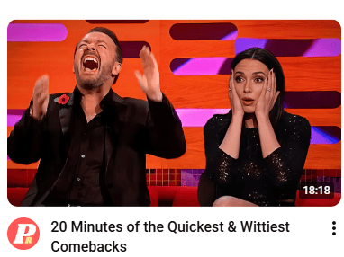 A screenshot from a YouTube channel, Papa Ruzz, which largely uses AI to generate video images.